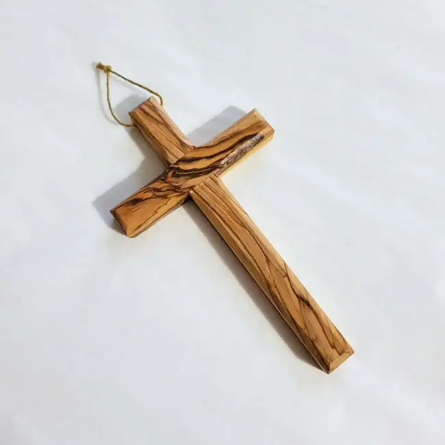 Small Carved Olive Wood Cross