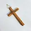 Small Carved Olive Wood Cross