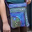 Jari Embroidered Cotton 3-Zip Passport Bag
