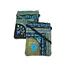 Jari Embroidered Cotton 3-Zip Passport Bag