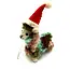 Santa Llama Christmas Ornament