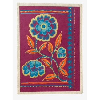 Nepal Tibetan Floral Card