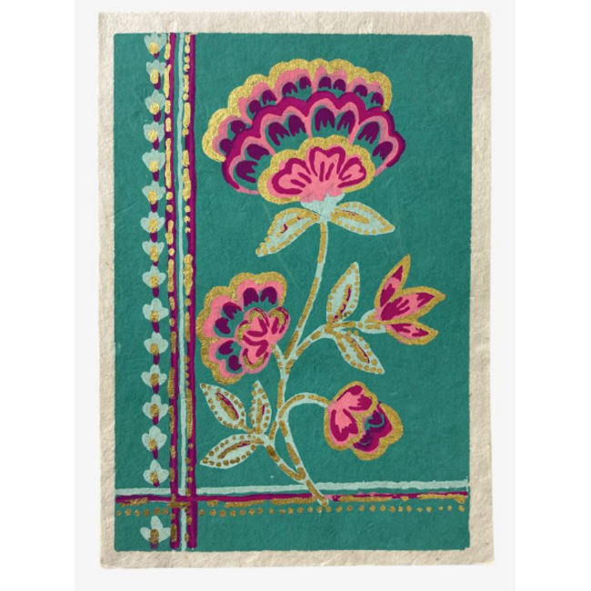 Tibetan Floral Card