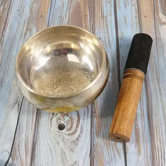 India Singing Bowl - Tibetan Three Elements (4")