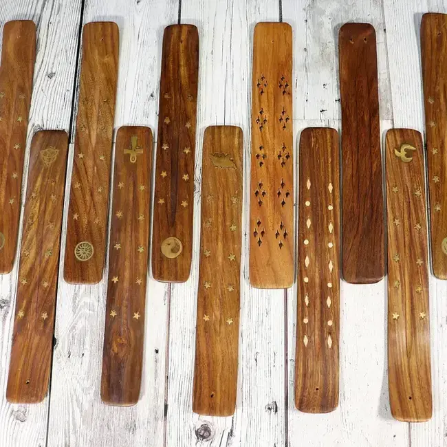 Wood Incense Holder