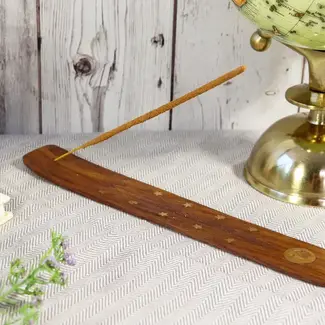 India Wood Incense Holder