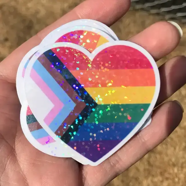 Holographic Pride Flag Sticker