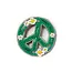Bala Mani Beaded Brooch Pin - Peace