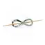 Infinity Symbol Upcycled Sari Hair Pin