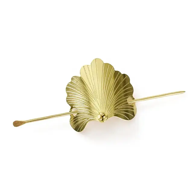 Sayuri Ginkgo Leaf Hair Pin w/ Slide