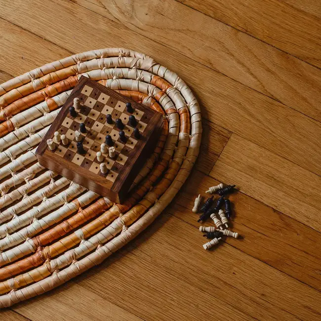 Travel Chess Game Set w/ Storage Box