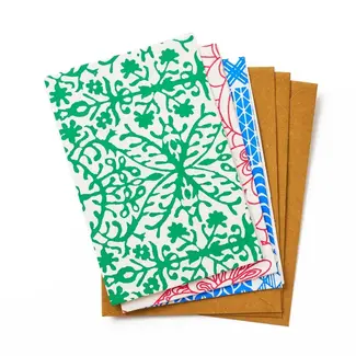 India Recycled Paper Holiday Note Card