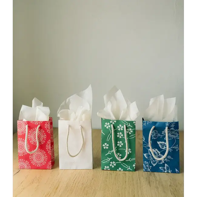 Recycled Paper Gift Bag - Holiday