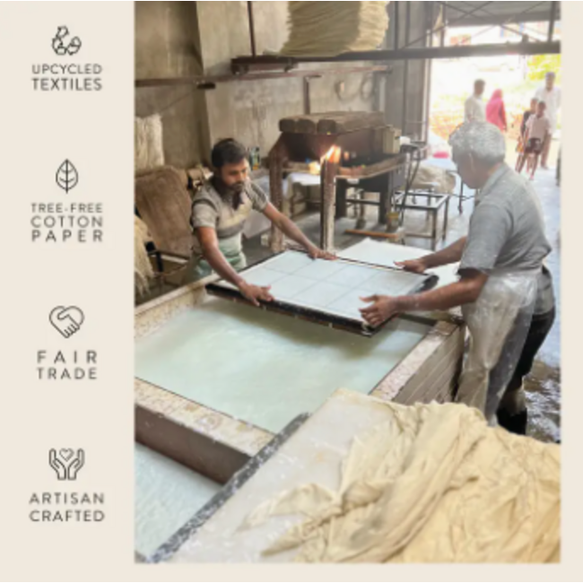 Recycled Paper Gift Bag - Holiday