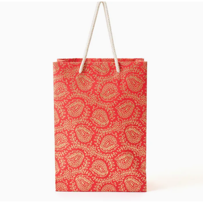 Recycled Paper Gift Bag - Holiday