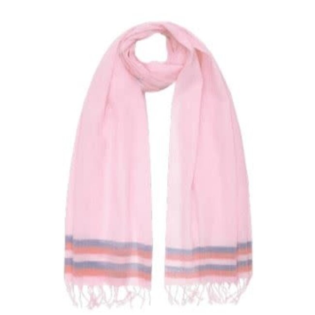 Summer Stripes Cotton Scarf