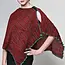 Apeksha Silk & Wool Wrap - Burgundy