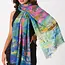 Sakshi Fine Wool Shawl - Turquoise Multi