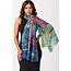 Sakshi Fine Wool Shawl - Turquoise Multi