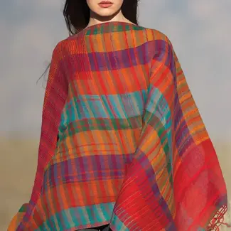 India Kalya Wool & Cotton Shawl