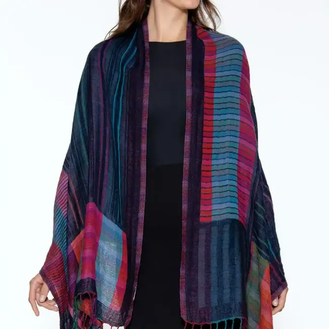 Kalya Wool & Cotton Shawl