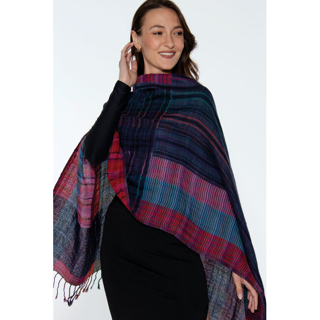 Kalya Wool & Cotton Shawl