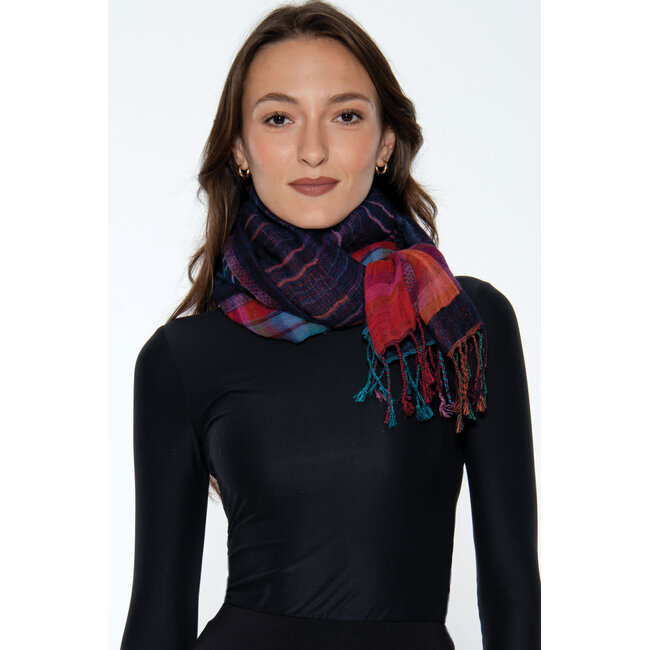 Kalya Wool & Cotton Shawl