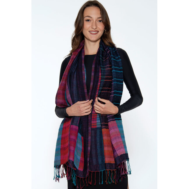 Kalya Wool & Cotton Shawl