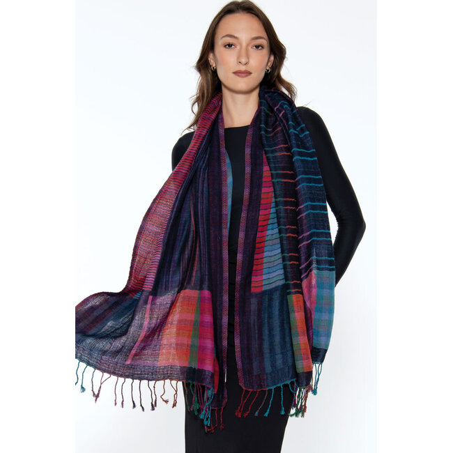 Kalya Wool & Cotton Shawl