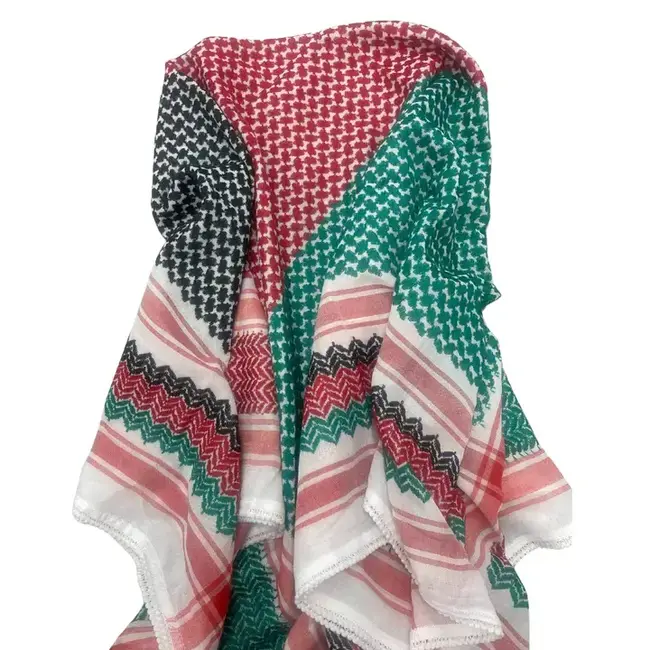 Palestinian Flag  Kuffiyeh Scarf