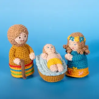 Peru Organic Cotton Crochet Nativity