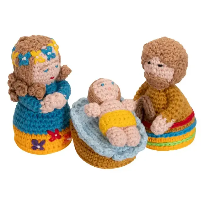 Organic Cotton Crochet Nativity