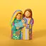 Peru Green & Lilac Holy Family Nativity