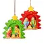 Peru Ceramic Nativity Tree Ornament