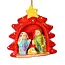 Ceramic Nativity Tree Ornament