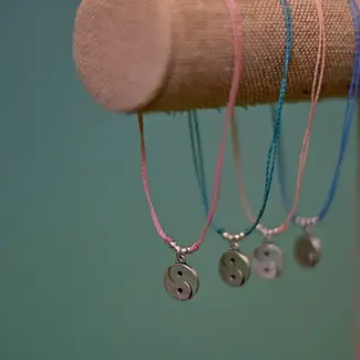 Guatemala Yin Yang String Charm Bracelet