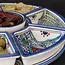 Amira Ceramic Tapas Chip & Dip Server