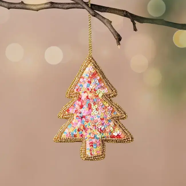 Chashme Sequin Tree Ornament