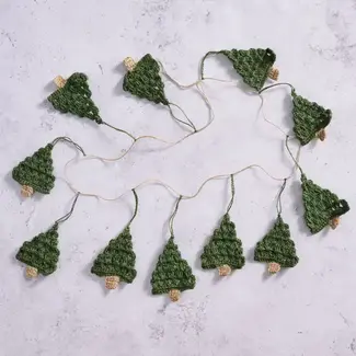 Bangladesh Holly Jolly Trees Crochet Garland