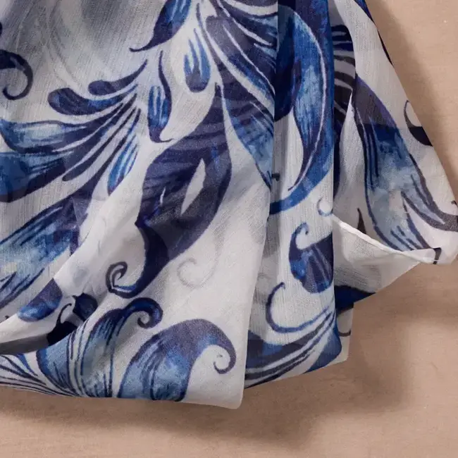 Keya Paisley Chiffon Scarf