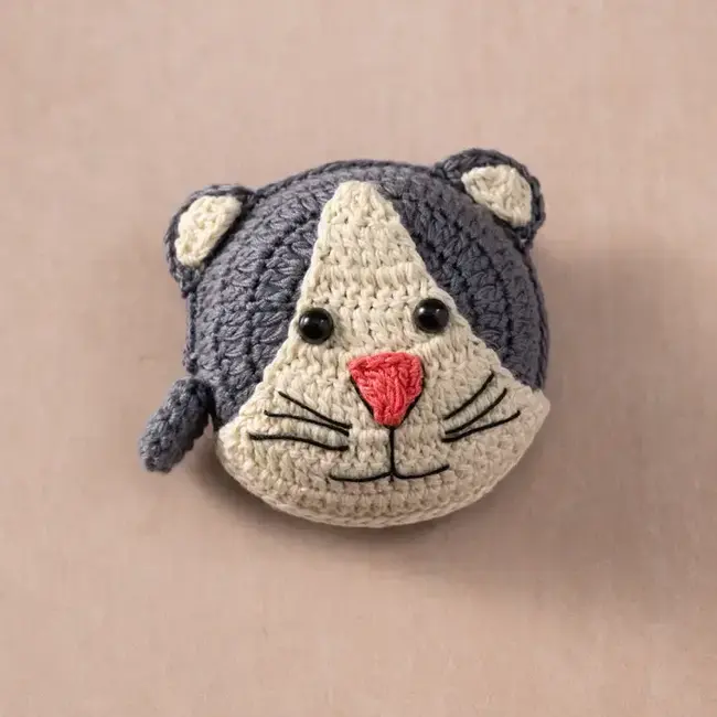 Tape Measure - Crochet Meo Cat