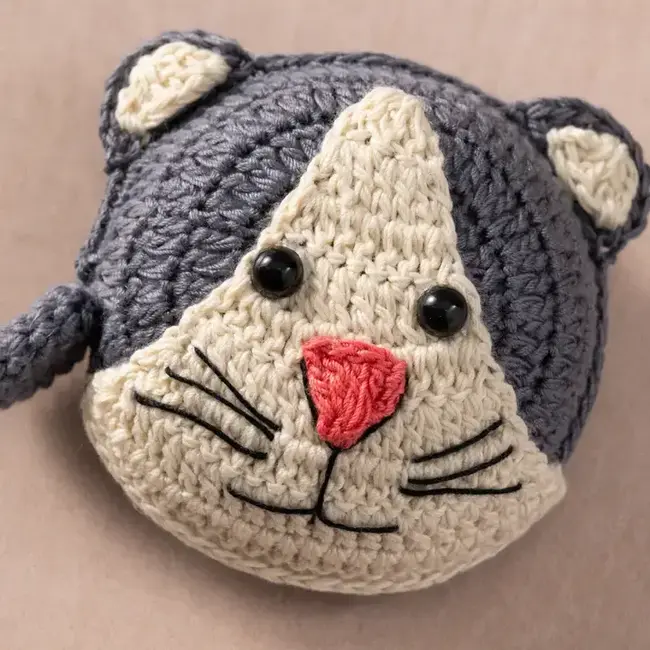 Tape Measure - Crochet Meo Cat
