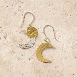 Kenya Earrings  - Nova Moons Mixed Metal