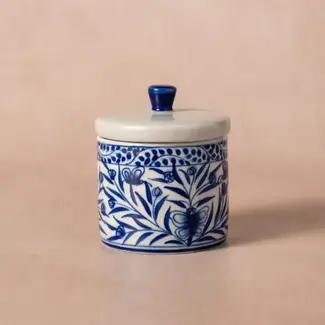 Vietnam Sapa Clay Canister - 4 inch
