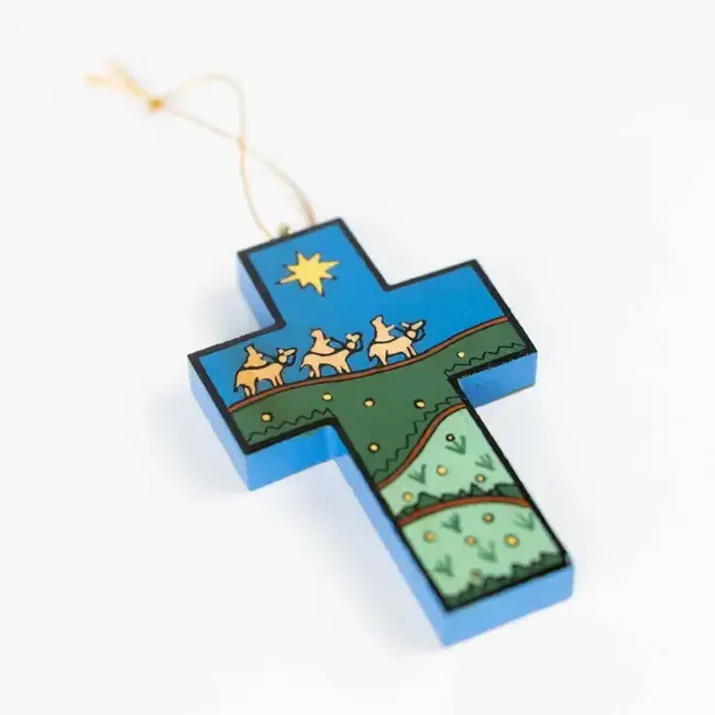 Starry Night Cross Ornament