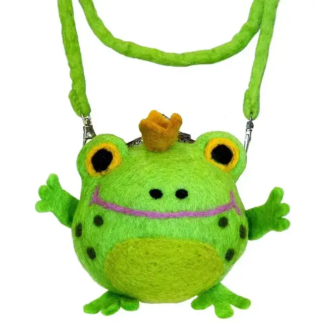 Frog Prince Clutch Purse