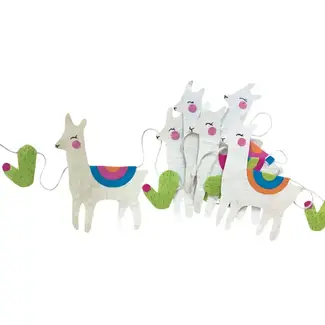Nepal Llama & Cactus Eco-Paper Garland