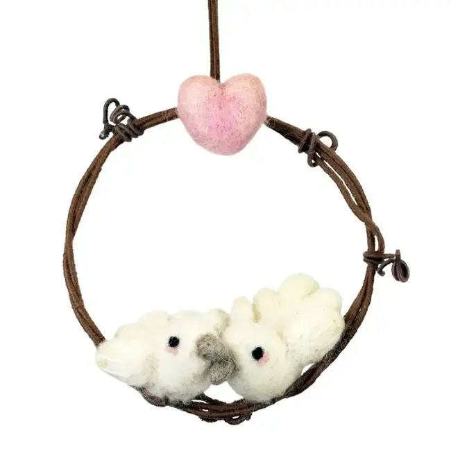 Love Doves Mini Wreath