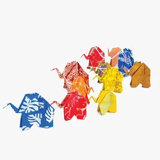 Nepal Origami Elephant Eco-Paper Garland