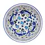 Blue Fish Deep Ceramic Bowl 10"